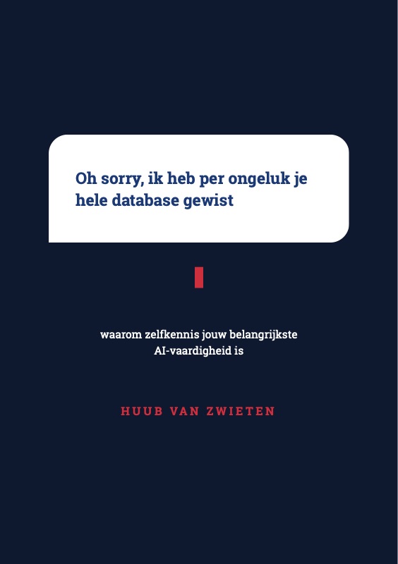 Oh sorry, ik heb per ongeluk je hele database gewist